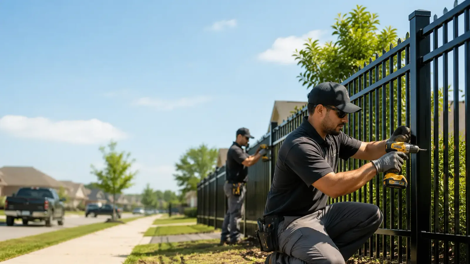 Metal Fence Installation in Savannah, OH